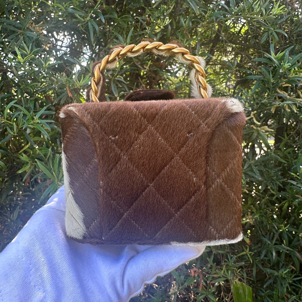 Chanel Vintage Ponyhair Vanity - Picture 6 of 12
